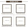 imageUtopia Bedding Bed Risers 2 Inch  Pack of 8  Adjustable Furniture Risers 2 ampamp 4 inch  Anti Slip Foam ampamp Rubber Pad  Stackable Bed Lifts Risers Heavy Duty for Sofa Bed Table Couch ampamp Chair BlackBrown