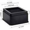 imageUtopia Bedding Bed Risers 2 Inch  Pack of 8  Adjustable Furniture Risers 2 ampamp 4 inch  Anti Slip Foam ampamp Rubber Pad  Stackable Bed Lifts Risers Heavy Duty for Sofa Bed Table Couch ampamp Chair BlackBlack