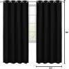 imageUtopia Bedding Blackout Curtains for Bedroom Grommet Window Curtains 63 Inch Length 2 Panels Thermal Insulated Drapes for Living Room Navy 52W x 63L InchesBlack