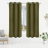 imageUtopia Bedding Blackout Curtains for Bedroom Grommet Window Curtains 63 Inch Length 2 Panels Thermal Insulated Drapes for Living Room Navy 52W x 63L InchesOlive