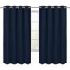 imageUtopia Bedding Blackout Curtains for Bedroom Grommet Window Curtains 63 Inch Length 2 Panels Thermal Insulated Drapes for Living Room Navy 52W x 63L InchesNavy