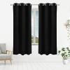 imageUtopia Bedding Blackout Curtains for Bedroom Grommet Window Curtains 63 Inch Length 2 Panels Thermal Insulated Drapes for Living Room Navy 52W x 63L InchesBlack