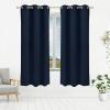imageUtopia Bedding Blackout Curtains for Bedroom Grommet Window Curtains 63 Inch Length 2 Panels Thermal Insulated Drapes for Living Room Navy 52W x 63L InchesNavy