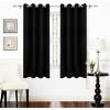 imageUtopia Bedding Blackout Curtains for Bedroom Grommet Window Curtains 63 Inch Length 2 Panels Thermal Insulated Drapes for Living Room Navy 52W x 63L InchesBlack