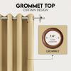 imageUtopia Bedding Blackout Curtains for Bedroom Grommet Window Curtains 63 Inch Length 2 Panels Thermal Insulated Drapes for Living Room Navy 52W x 63L InchesBiscotti Beige