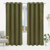 imageUtopia Bedding Blackout Curtains for Bedroom Grommet Window Curtains 63 Inch Length 2 Panels Thermal Insulated Drapes for Living Room Navy 52W x 63L InchesOlive