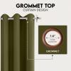 imageUtopia Bedding Blackout Curtains for Bedroom Grommet Window Curtains 63 Inch Length 2 Panels Thermal Insulated Drapes for Living Room Navy 52W x 63L InchesOlive
