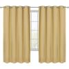 imageUtopia Bedding Blackout Curtains for Bedroom Grommet Window Curtains 63 Inch Length 2 Panels Thermal Insulated Drapes for Living Room Navy 52W x 63L InchesBiscotti Beige