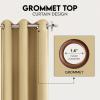 imageUtopia Bedding Blackout Curtains for Bedroom Grommet Window Curtains 63 Inch Length 2 Panels Thermal Insulated Drapes for Living Room Navy 52W x 63L InchesBiscotti Beige