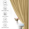 imageUtopia Bedding Blackout Curtains for Bedroom Grommet Window Curtains 63 Inch Length 2 Panels Thermal Insulated Drapes for Living Room Navy 52W x 63L InchesBiscotti Beige