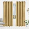 imageUtopia Bedding Blackout Curtains for Bedroom Grommet Window Curtains 63 Inch Length 2 Panels Thermal Insulated Drapes for Living Room Navy 52W x 63L InchesBiscotti Beige