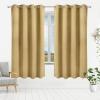 imageUtopia Bedding Blackout Curtains for Bedroom Grommet Window Curtains 63 Inch Length 2 Panels Thermal Insulated Drapes for Living Room Navy 52W x 63L InchesBiscotti Beige
