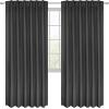 imageUtopia Bedding Curtain for Bedroom  Rod Pocket Blackout Curtains 63 Inch Length 2 Panels Set  Thermal Curtains ampamp Drapes for Living Room Bedroom 52W x 63L Inches BlackGrey
