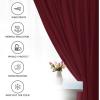 imageUtopia Bedding Curtain for Bedroom  Rod Pocket Blackout Curtains 63 Inch Length 2 Panels Set  Thermal Curtains ampamp Drapes for Living Room Bedroom 52W x 63L Inches BlackBurgundy