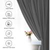 imageUtopia Bedding Curtain for Bedroom  Rod Pocket Blackout Curtains 63 Inch Length 2 Panels Set  Thermal Curtains ampamp Drapes for Living Room Bedroom 52W x 63L Inches BlackGrey