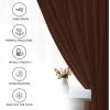 imageUtopia Bedding Curtain for Bedroom  Rod Pocket Blackout Curtains 63 Inch Length 2 Panels Set  Thermal Curtains ampamp Drapes for Living Room Bedroom 52W x 63L Inches BlackChocolate