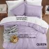 imageUtopia Bedding Duvet Cover King Size  1 Duvet Cover with 2 Pillow Shams  3 Pieces Bedding Duvet Cover with Zipper Closure  Soft Brushed Microfiber 104 X 90 Inches King NavyLavender