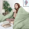 imageUtopia Bedding Duvet Cover King Size  1 Duvet Cover with 2 Pillow Shams  3 Pieces Bedding Duvet Cover with Zipper Closure  Soft Brushed Microfiber 104 X 90 Inches King NavySage