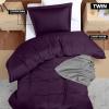 imageUtopia Bedding Duvet Cover King Size  1 Duvet Cover with 2 Pillow Shams  3 Pieces Bedding Duvet Cover with Zipper Closure  Soft Brushed Microfiber 104 X 90 Inches King NavyPurple