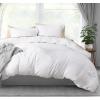 imageUtopia Bedding Duvet Cover King Size  1 Duvet Cover with 2 Pillow Shams  3 Pieces Bedding Duvet Cover with Zipper Closure  Soft Brushed Microfiber 104 X 90 Inches King NavyWhite