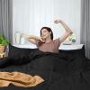 imageUtopia Bedding Duvet Cover King Size  1 Duvet Cover with 2 Pillow Shams  3 Pieces Bedding Duvet Cover with Zipper Closure  Soft Brushed Microfiber 104 X 90 Inches King NavyBlack