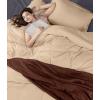 imageUtopia Bedding Duvet Cover King Size  1 Duvet Cover with 2 Pillow Shams  3 Pieces Bedding Duvet Cover with Zipper Closure  Soft Brushed Microfiber 104 X 90 Inches King NavyBeige