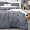 imageUtopia Bedding Duvet Cover King Size  1 Duvet Cover with 2 Pillow Shams  3 Pieces Bedding Duvet Cover with Zipper Closure  Soft Brushed Microfiber 104 X 90 Inches King NavyGrey