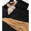 imageUtopia Bedding Duvet Cover King Size  1 Duvet Cover with 2 Pillow Shams  3 Pieces Bedding Duvet Cover with Zipper Closure  Soft Brushed Microfiber 104 X 90 Inches King NavyBlack