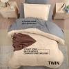 imageUtopia Bedding Duvet Cover King Size  1 Duvet Cover with 2 Pillow Shams  3 Pieces Bedding Duvet Cover with Zipper Closure  Soft Brushed Microfiber 104 X 90 Inches King NavyBeige