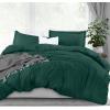 imageUtopia Bedding Duvet Cover King Size  1 Duvet Cover with 2 Pillow Shams  3 Pieces Bedding Duvet Cover with Zipper Closure  Soft Brushed Microfiber 104 X 90 Inches King NavyEmerald