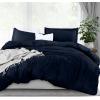 imageUtopia Bedding Duvet Cover King Size  1 Duvet Cover with 2 Pillow Shams  3 Pieces Bedding Duvet Cover with Zipper Closure  Soft Brushed Microfiber 104 X 90 Inches King NavyNavy