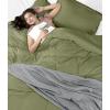 imageUtopia Bedding Duvet Cover King Size  1 Duvet Cover with 2 Pillow Shams  3 Pieces Bedding Duvet Cover with Zipper Closure  Soft Brushed Microfiber 104 X 90 Inches King NavyOlive