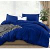 imageUtopia Bedding Duvet Cover King Size  1 Duvet Cover with 2 Pillow Shams  3 Pieces Bedding Duvet Cover with Zipper Closure  Soft Brushed Microfiber 104 X 90 Inches King NavyRoyal Blue