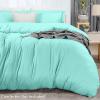 imageUtopia Bedding Duvet Cover King Size  1 Duvet Cover with 2 Pillow Shams  3 Pieces Bedding Duvet Cover with Zipper Closure  Soft Brushed Microfiber 104 X 90 Inches King NavySpa Blue