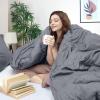 imageUtopia Bedding Duvet Cover King Size  1 Duvet Cover with 2 Pillow Shams  3 Pieces Bedding Duvet Cover with Zipper Closure  Soft Brushed Microfiber 104 X 90 Inches King NavyGrey