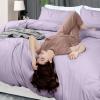 imageUtopia Bedding Duvet Cover King Size  1 Duvet Cover with 2 Pillow Shams  3 Pieces Bedding Duvet Cover with Zipper Closure  Soft Brushed Microfiber 104 X 90 Inches King NavyLavender
