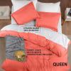 imageUtopia Bedding Duvet Cover King Size  1 Duvet Cover with 2 Pillow Shams  3 Pieces Bedding Duvet Cover with Zipper Closure  Soft Brushed Microfiber 104 X 90 Inches King NavyCoral