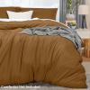 imageUtopia Bedding Duvet Cover King Size  1 Duvet Cover with 2 Pillow Shams  3 Pieces Bedding Duvet Cover with Zipper Closure  Soft Brushed Microfiber 104 X 90 Inches King NavyMocha