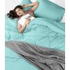 imageUtopia Bedding Duvet Cover King Size  1 Duvet Cover with 2 Pillow Shams  3 Pieces Bedding Duvet Cover with Zipper Closure  Soft Brushed Microfiber 104 X 90 Inches King NavySpa Blue