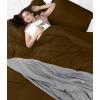 imageUtopia Bedding Duvet Cover King Size  1 Duvet Cover with 2 Pillow Shams  3 Pieces Bedding Duvet Cover with Zipper Closure  Soft Brushed Microfiber 104 X 90 Inches King NavyMocha