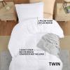 imageUtopia Bedding Duvet Cover King Size  1 Duvet Cover with 2 Pillow Shams  3 Pieces Bedding Duvet Cover with Zipper Closure  Soft Brushed Microfiber 104 X 90 Inches King NavyWhite