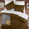 imageUtopia Bedding Duvet Cover King Size  1 Duvet Cover with 2 Pillow Shams  3 Pieces Bedding Duvet Cover with Zipper Closure  Soft Brushed Microfiber 104 X 90 Inches King NavyMocha
