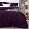 imageUtopia Bedding Duvet Cover King Size  1 Duvet Cover with 2 Pillow Shams  3 Pieces Bedding Duvet Cover with Zipper Closure  Soft Brushed Microfiber 104 X 90 Inches King NavyPurple