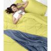 imageUtopia Bedding Duvet Cover King Size  1 Duvet Cover with 2 Pillow Shams  3 Pieces Bedding Duvet Cover with Zipper Closure  Soft Brushed Microfiber 104 X 90 Inches King NavyYellow