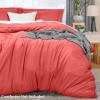 imageUtopia Bedding Duvet Cover King Size  1 Duvet Cover with 2 Pillow Shams  3 Pieces Bedding Duvet Cover with Zipper Closure  Soft Brushed Microfiber 104 X 90 Inches King NavyCoral