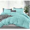 imageUtopia Bedding Duvet Cover King Size  1 Duvet Cover with 2 Pillow Shams  3 Pieces Bedding Duvet Cover with Zipper Closure  Soft Brushed Microfiber 104 X 90 Inches King NavySpa Blue