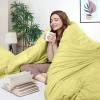 imageUtopia Bedding Duvet Cover King Size  1 Duvet Cover with 2 Pillow Shams  3 Pieces Bedding Duvet Cover with Zipper Closure  Soft Brushed Microfiber 104 X 90 Inches King NavyYellow