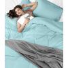imageUtopia Bedding Duvet Cover King Size  1 Duvet Cover with 2 Pillow Shams  3 Pieces Bedding Duvet Cover with Zipper Closure  Soft Brushed Microfiber 104 X 90 Inches King NavySpa Blue