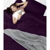 imageUtopia Bedding Duvet Cover King Size  1 Duvet Cover with 2 Pillow Shams  3 Pieces Bedding Duvet Cover with Zipper Closure  Soft Brushed Microfiber 104 X 90 Inches King NavyPurple