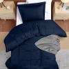 imageUtopia Bedding Duvet Cover King Size  1 Duvet Cover with 2 Pillow Shams  3 Pieces Bedding Duvet Cover with Zipper Closure  Soft Brushed Microfiber 104 X 90 Inches King NavyNavy